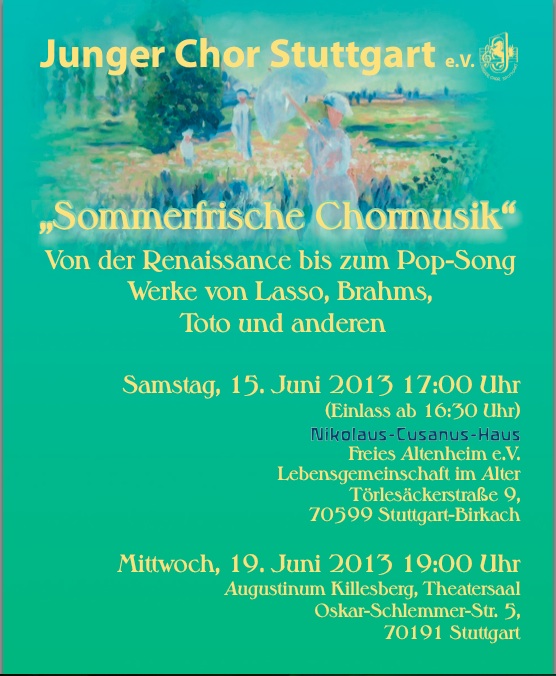sommerfrische chormusik